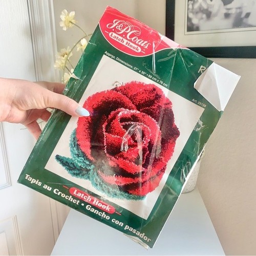Vintage coats red rose - vintage, j&p