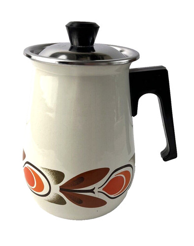 Vintage extra enamel coffee - vintage,