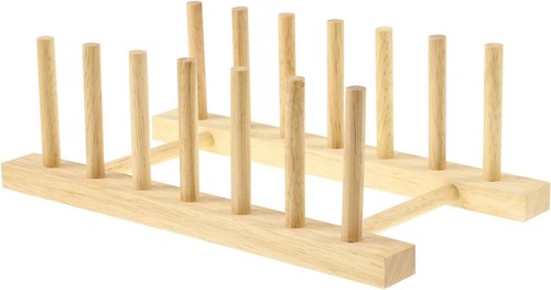 Wooden dish plate cup stand - cup,