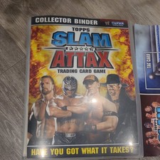 WWE Slam Attax 2008 Trading Card Album Binder 141 Cards