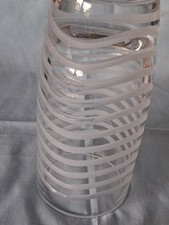 Edinburgh Crystal Vase Scotland- 8.5" (21cm) Wavy Line INFINITY Pattern-1.5KG