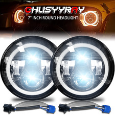 7 Inch LED Headlights Halo DRL