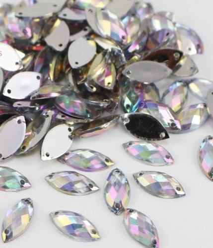 Clear sew acrylic - x,