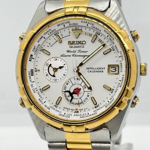 Seiko world timer - seiko, 6m15-0020