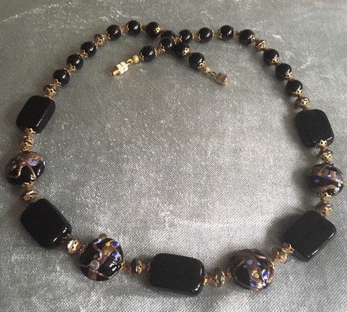 Vintage murano glass necklace - vintage,