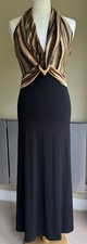 JOSEPH RIBKOFF Long Halter Neck Occasion Dress • UK 10 • Cost £250.00