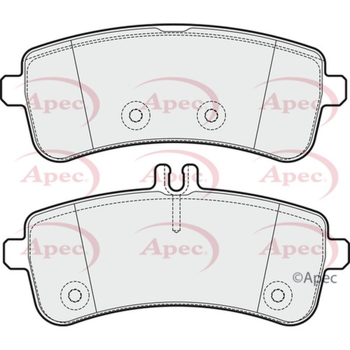 Brake pads set for mercedes - pads,
