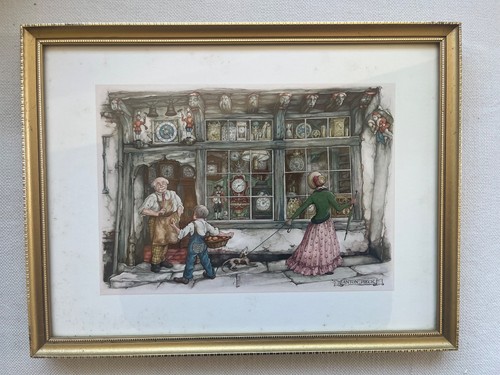 Framed print - 'the, clock