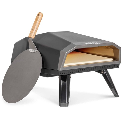 Gas pizza oven - pizza, water