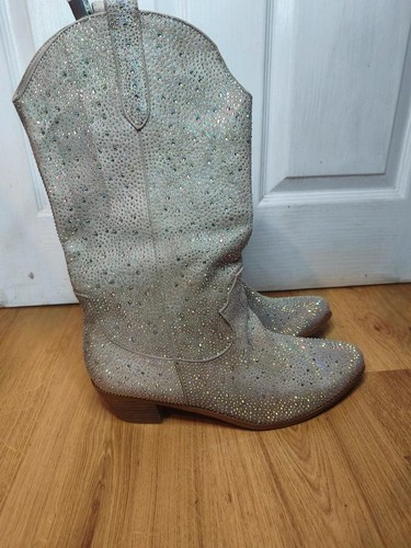 Silver rhinestone cowboy - silver,