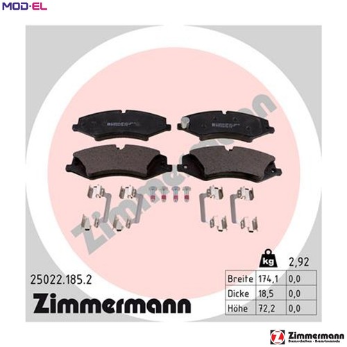 Brake pad set disc - pad,