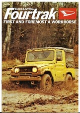 Daihatsu Fourtrak 1981-1982 UK Market Sales Brochure F20, F25, F50 & F55 Taft