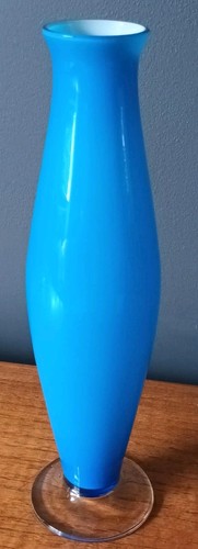 Tall vintage mcm blue cased - tall,