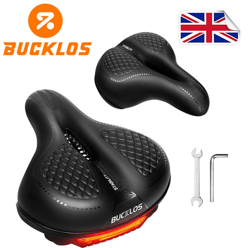 Bike saddle with light - with,