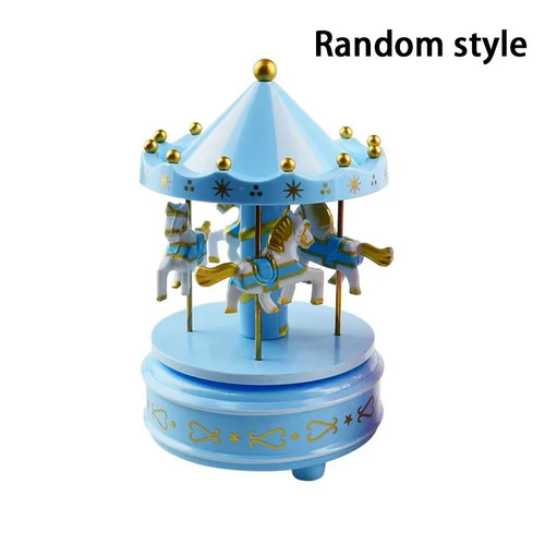 Enchanting carousel music box - carousel,
