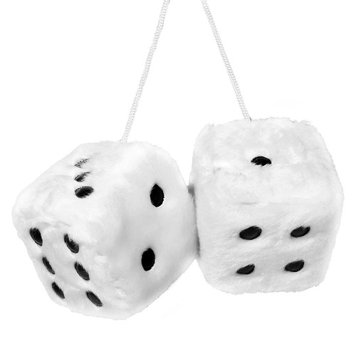 Abnaok fluffy dice for - for, car