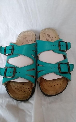 Fly flot turquoise leather - fly,