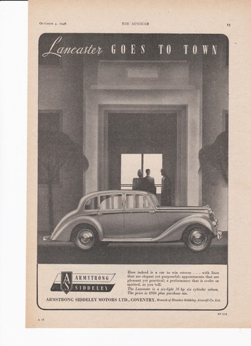 Armstrong siddeley lancaster - armstrong,