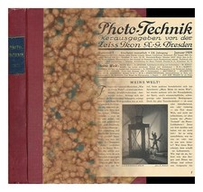 Zeiss Ikon A.G Photo-Technik 1929 1929 Erste Ausgabe Hardcover