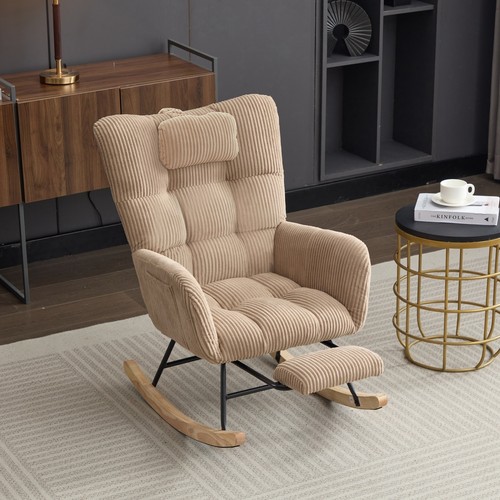 Rocking chair with adjustable - rocking,