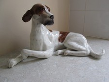 VINTAGE VERY LARGE BURLEIGH ENGLISH POINTER DOG - VERY RARE