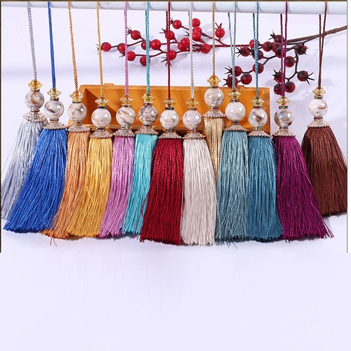 Large decorative key tassel - large,