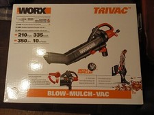 WORX Trivac WG505 Black/Orange 3-in-1 Leaf Vacuum Blower