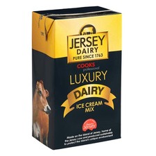 Jersey Dairy Ice Cream Mix Luxury Soft Serve Creamy Vanilla Icecream Mixture
