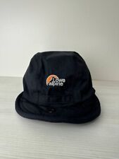 Lowe Alpine Waterproof Hat Black Nylon Fleece Lined Adjustable S/P