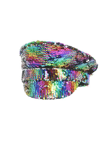 Sequin captains hat - sequin,