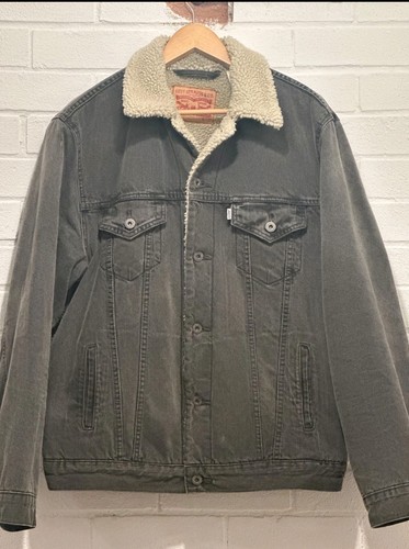 Levi trucker sherpa - levi's, black