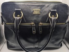 Modalu Pippa Black Leather Grab Bag
