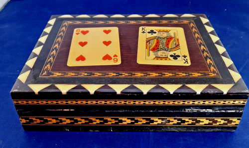 Vintage wooden playing - vintage,