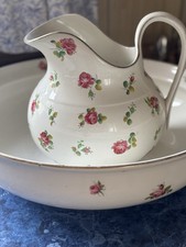 Mintons Vintage Large Wash Basin and Jug Set