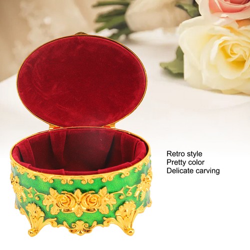 Metal jewelry box vintage - jewelry,