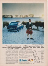 Original 1970s Austin 1300 GT Advertising