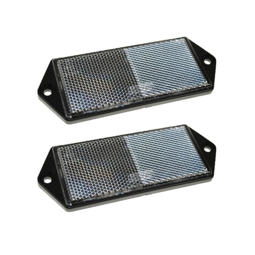 White reflectors side - x,