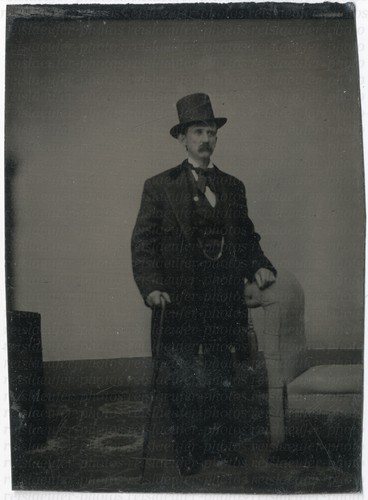 Original ferrotype gentleman - original,