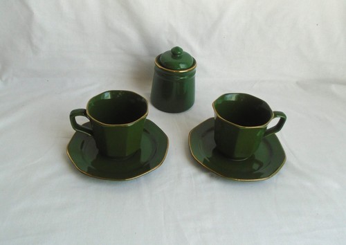 Rayware dark green - pair, of