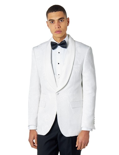 Mens white black tuxedo - mens,