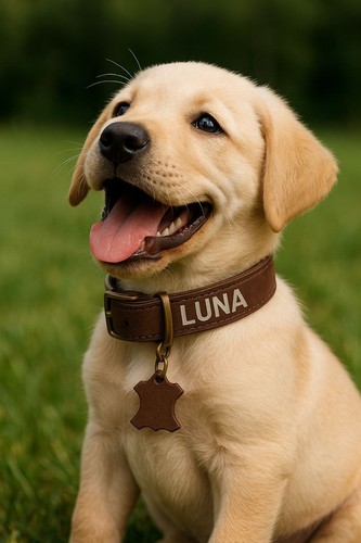 Personalised dog collar soft - personalised,