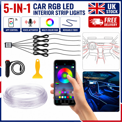 Rgb neon car interior - neon,