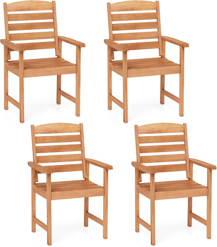 Set outdoor wooden patio - outdoor,
