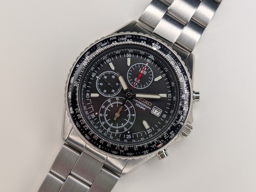 Seiko flightmaster black - seiko, 'flightmaster'