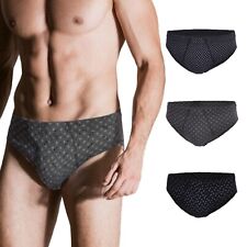 Slip Uomo Cotone Modal Taglie Forti Calibrate Fantasia Mutande Elastico in Vita