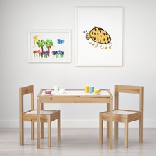 IKEA LÄTT Kids Table & 2
