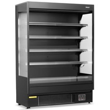 NEW BLIZZARD BLACK MULTI DECK REFRIGERATOR FOOD DRINK DISPLAY SHOP FRIDGE 1M