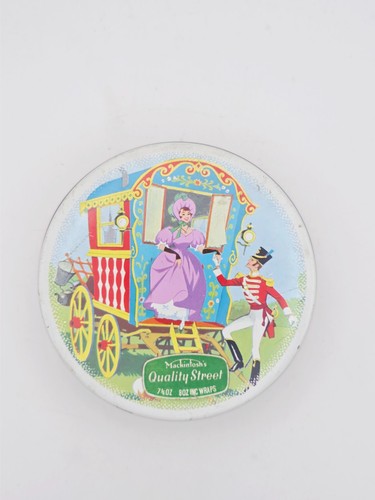 Vintage quality street tin - vintage,