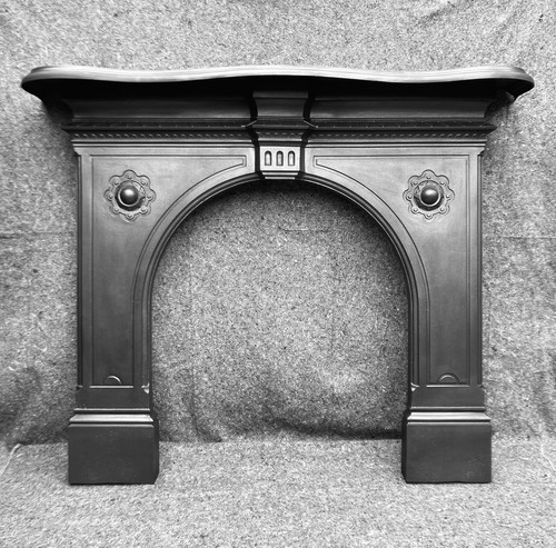 Large antique arched cast - cast, iron