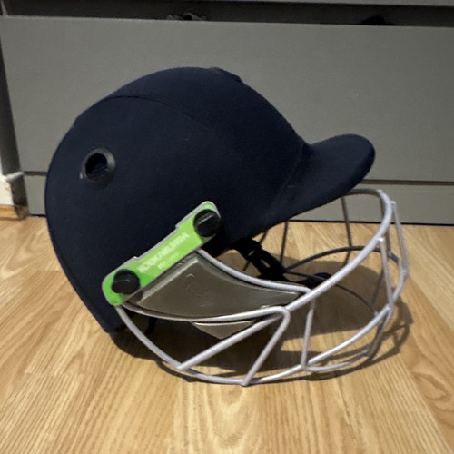 Navy full face cricket - full, batting